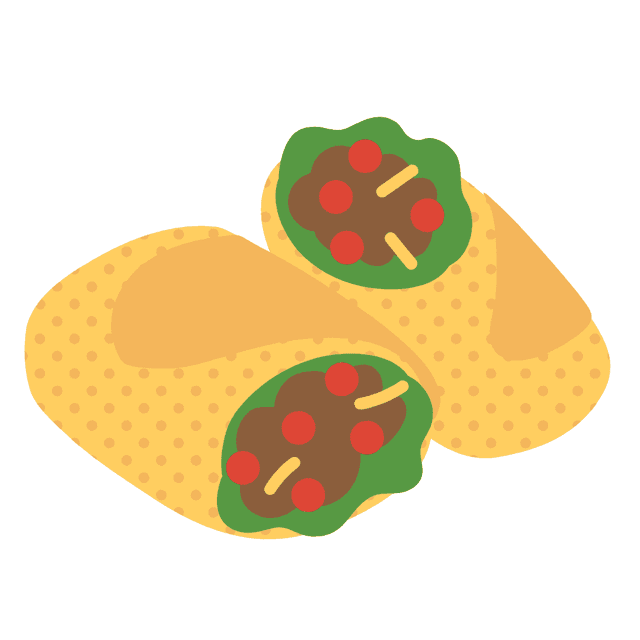 Bean and Cheese Burrito, Pineapple, Green Beans & Milk