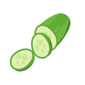 Cucumber Slices and Whole Wheat Crackers