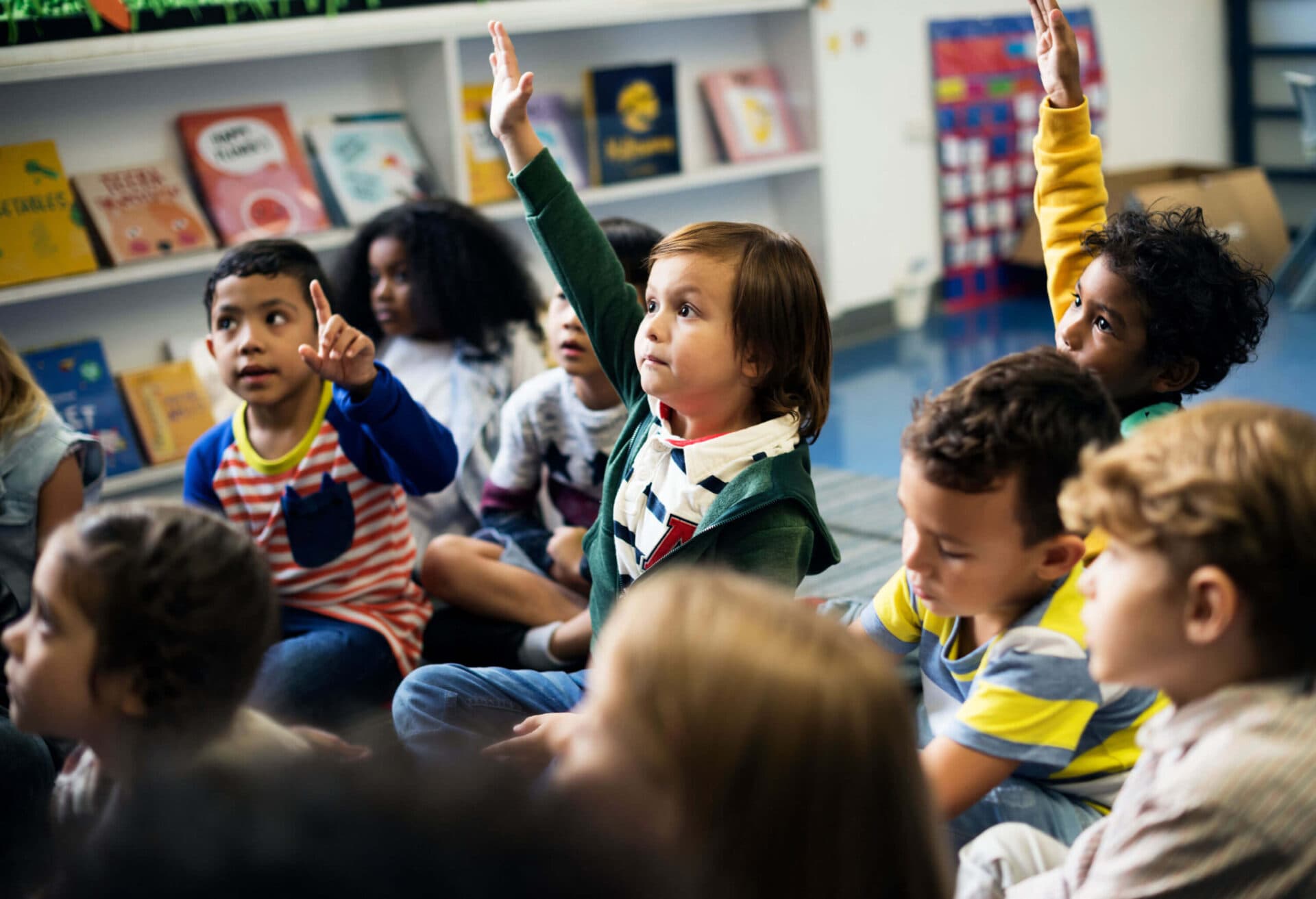 Children learning together at Kids Discovery